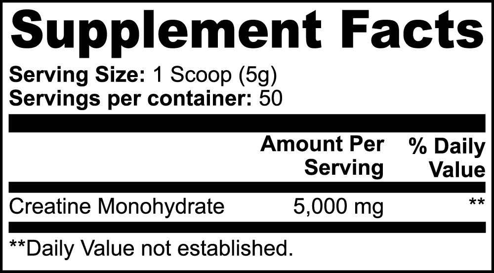 Creatine (50 servings)